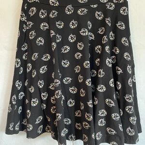 Effie's Heart Black and Midi Skater Skirt